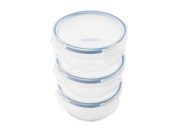 Addis Clip Tight Storage Boxes (300ml) set of 3	
